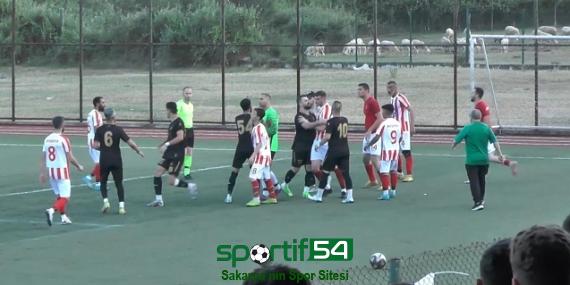Şekerspor-Sapanca Kurtköyspor maçında olaylar çıktı